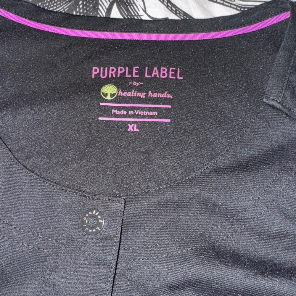 Purple label Black Scrub Jacket - Picture 2 of 6